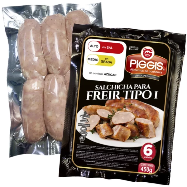 SALCHICHA PARA FREIR PRECOCIDA TIPO I